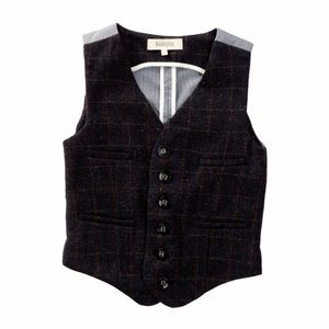 Boys tweed vest by Barque size 4